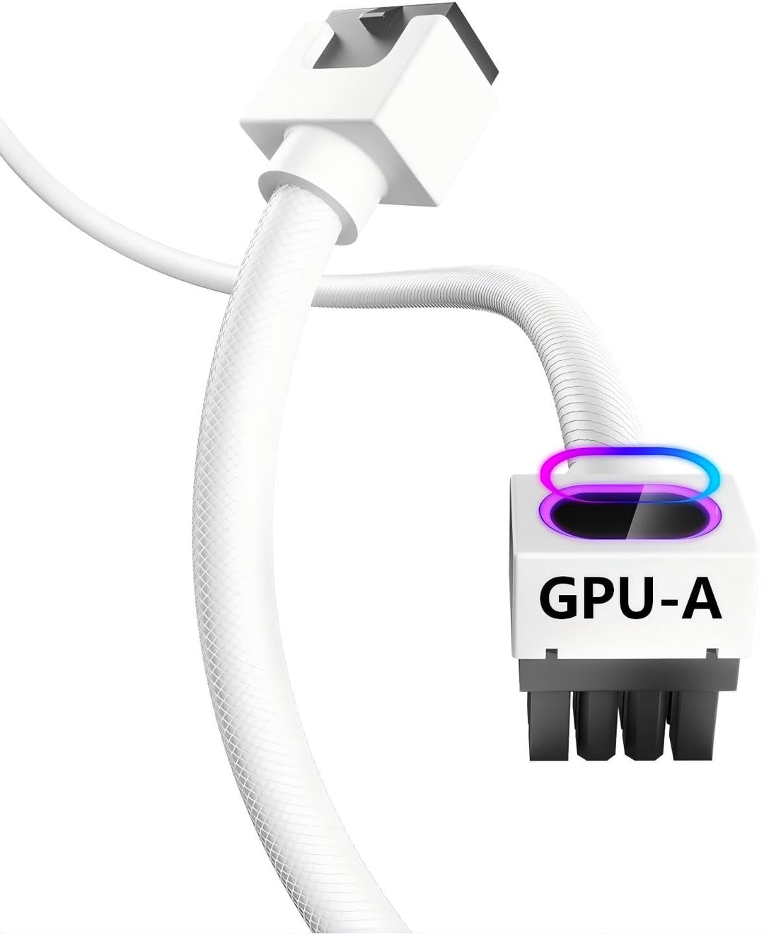 AsiaHorse Hydrus GPU 8 Pin PSU Kabelverlängerung A, PC 8 Pin Sleeved Cable Für GPU [18AWG] Netzteil