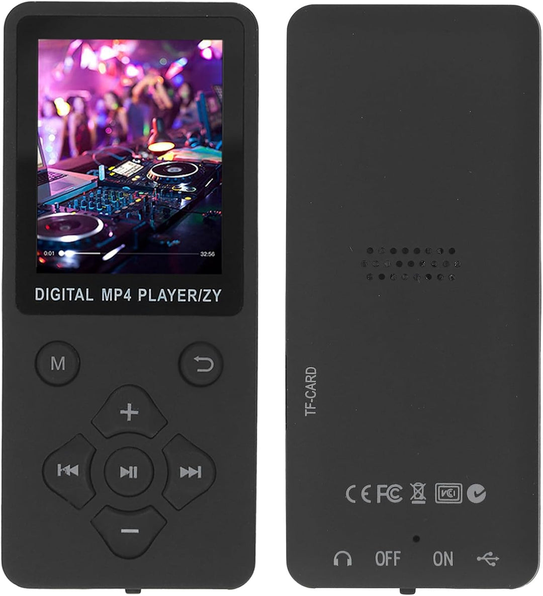 Elprico Musik-Player, MP3- & MP4-Player mit Bluetooth 5.0, 1.8 Zoll Farbbildschirm, HiFi-Sound, 128