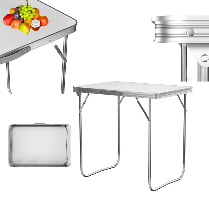 Huini Klappbarer Multifunktionstisch Mehrzwecktisch Campingtisch Klapptisch Markttisch Beistelltisch