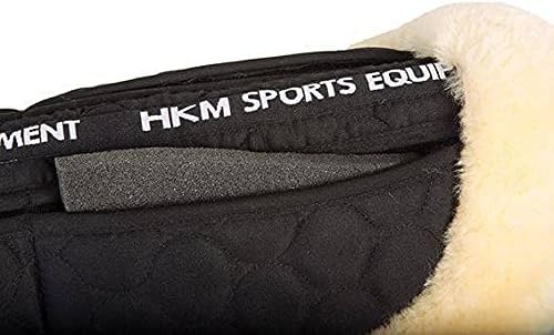 HKM Korrekturlammfellpad, schwarz, Schwarz