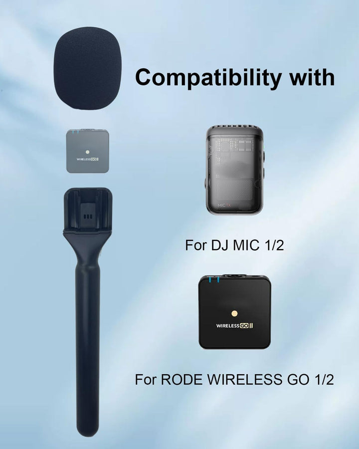 Mic Ständer Halter für DJI Mic Mini/1/2 für Rode Go/GO II für Hollyland Lark M2/A1, Interview Mikrof