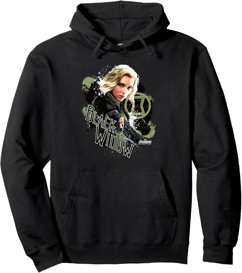 Marvel Infinity War Black Widow Pain Splat Pullover Hoodie