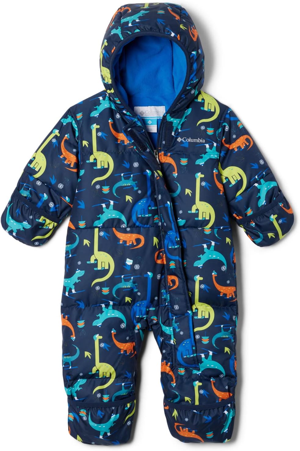 Columbia Snuggly Bunny Bunting für Kleinkinder 18/24 Collegiate Navy Skisaurus, 18/24 Collegiate Nav