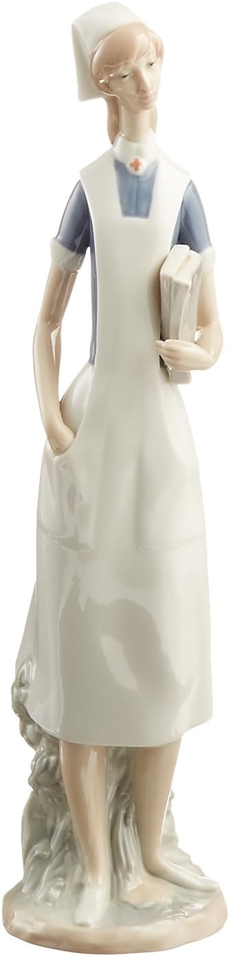 LLADRÓ Figur Krankenschwester. Schwester. Porzellan.