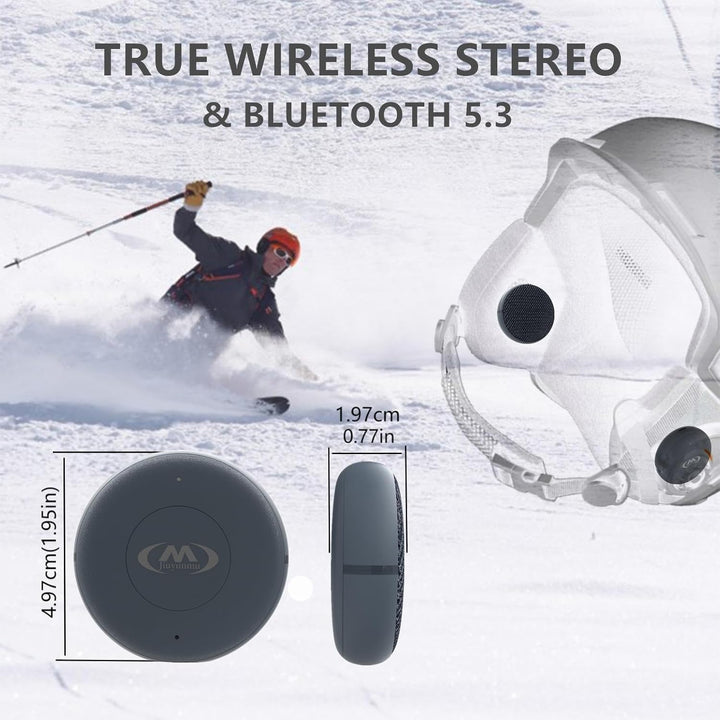 Outdoor Sports Ski/Lautsprecher für Fahrradhelme- True Wireless Bluetooth 5.3 Helm-Lautsprecher für