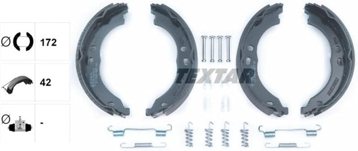 Textar 91066700 Bremsbackensatz, Feststellbremse