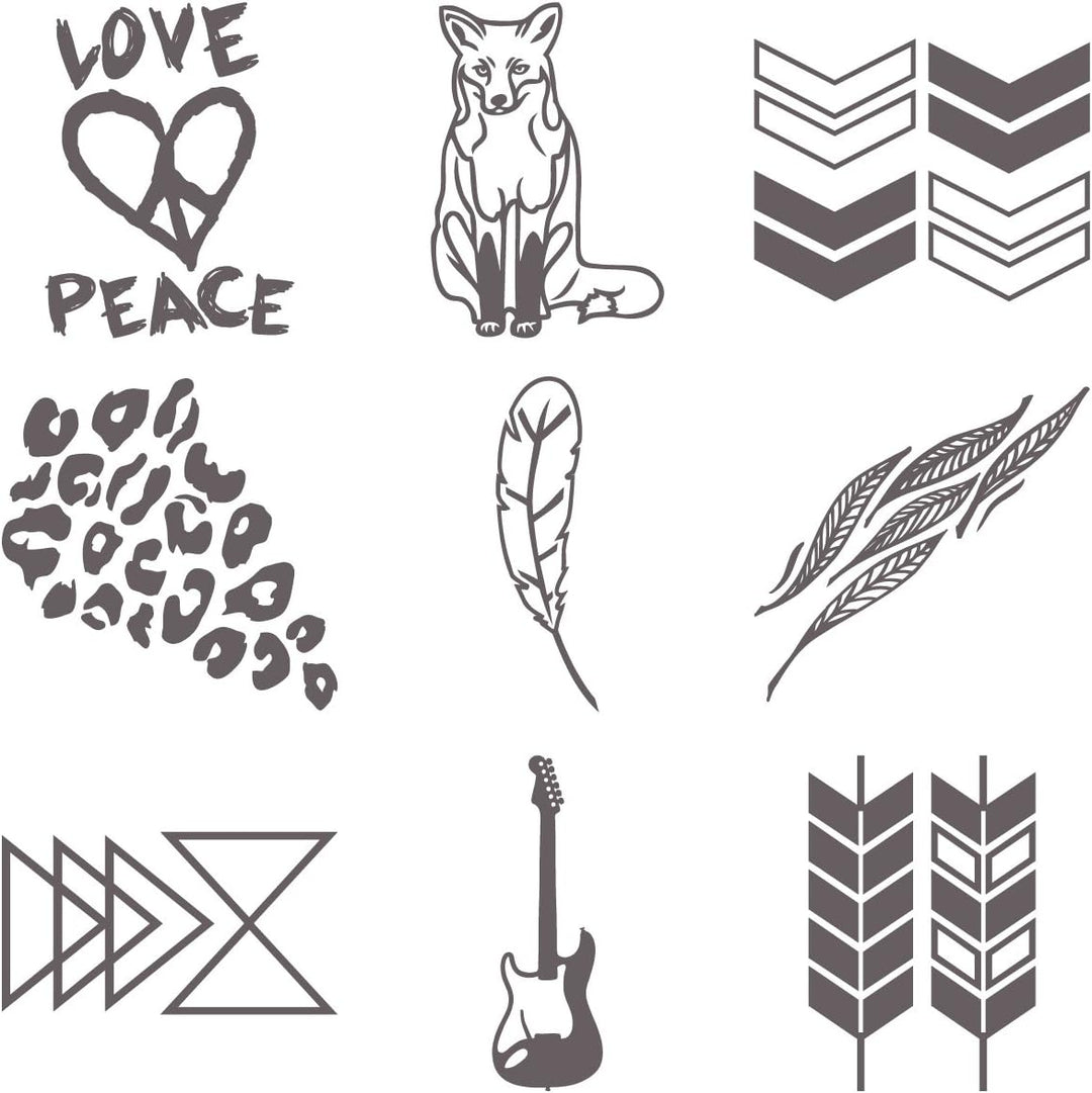 Cricut Projekt Boho Graphics Iron on, Aufbügeln Boho, Grafiken zum Aufbügeln, Boho, Grafiken zum Auf