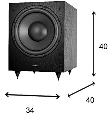 DYNAVOICE Magic MW12 Aktiv-Subwoofer, 30,5 cm (12 Zoll), Weiss