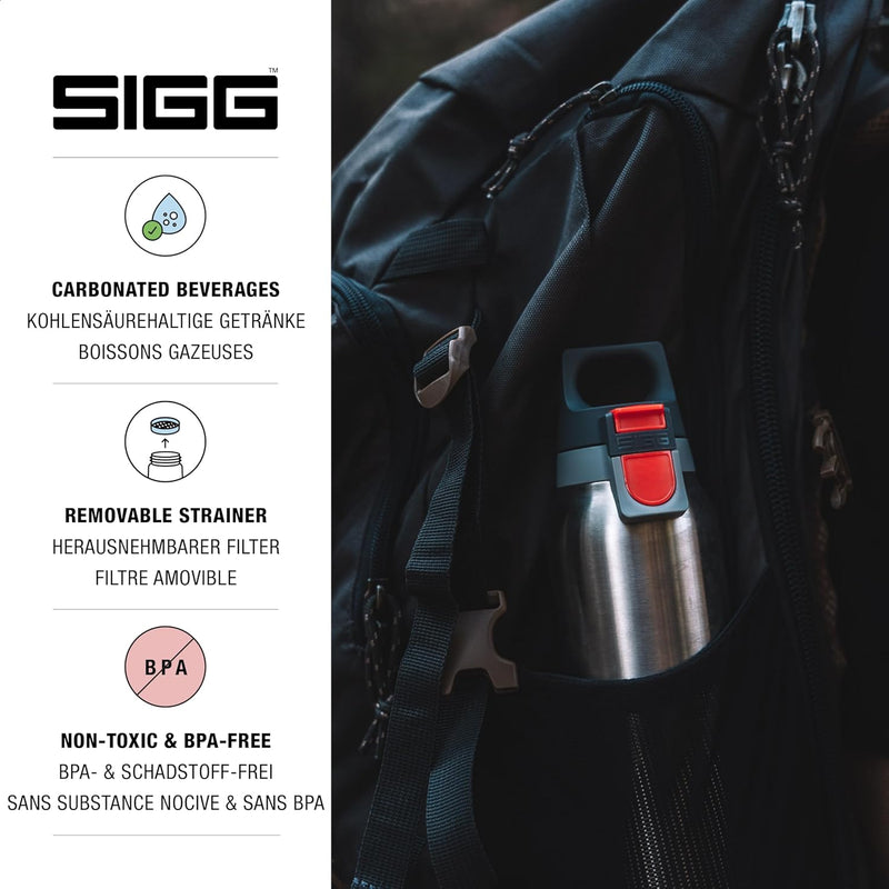 SIGG - Isolierte Trinkflasche - Thermosflasche Hot & Cold One - Mit Teesieb - Auslaufsicher - BPA-fr