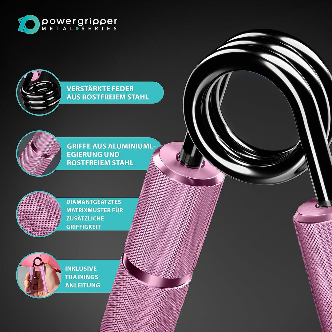 RPM Power PowerGripper Metall Handmuskeltrainer - (50lbs - 400lbs) für das Training von Griffen, Han