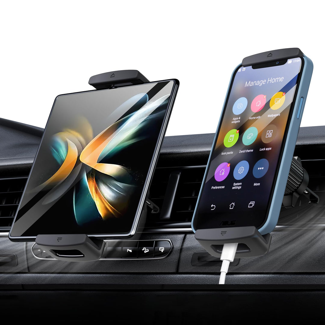 Z Fold Auto Handyhalterung - 60° drehbar, Fester Halt, fällt nie ab - iPad mini Handyhalterung Auto