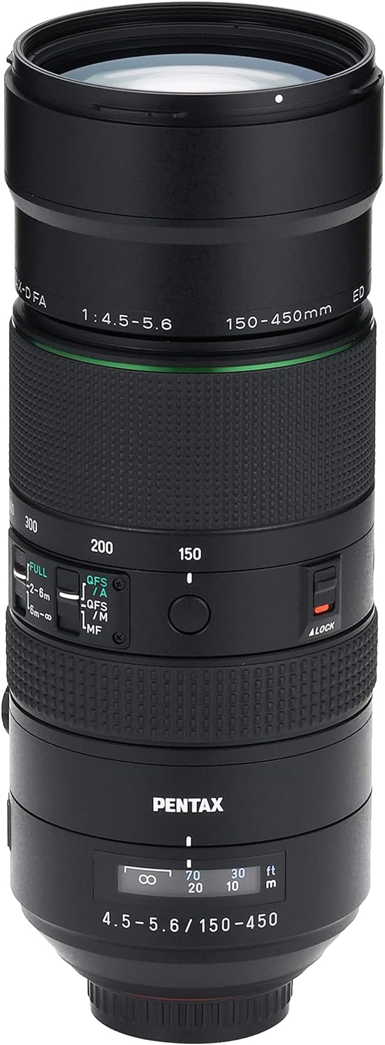 HD 21340 PENTAX-D FA 150-450mmF4.5-5.6ED DC AW Super-Telezoom-Objektiv (für DSLR-Kameras Modernste o