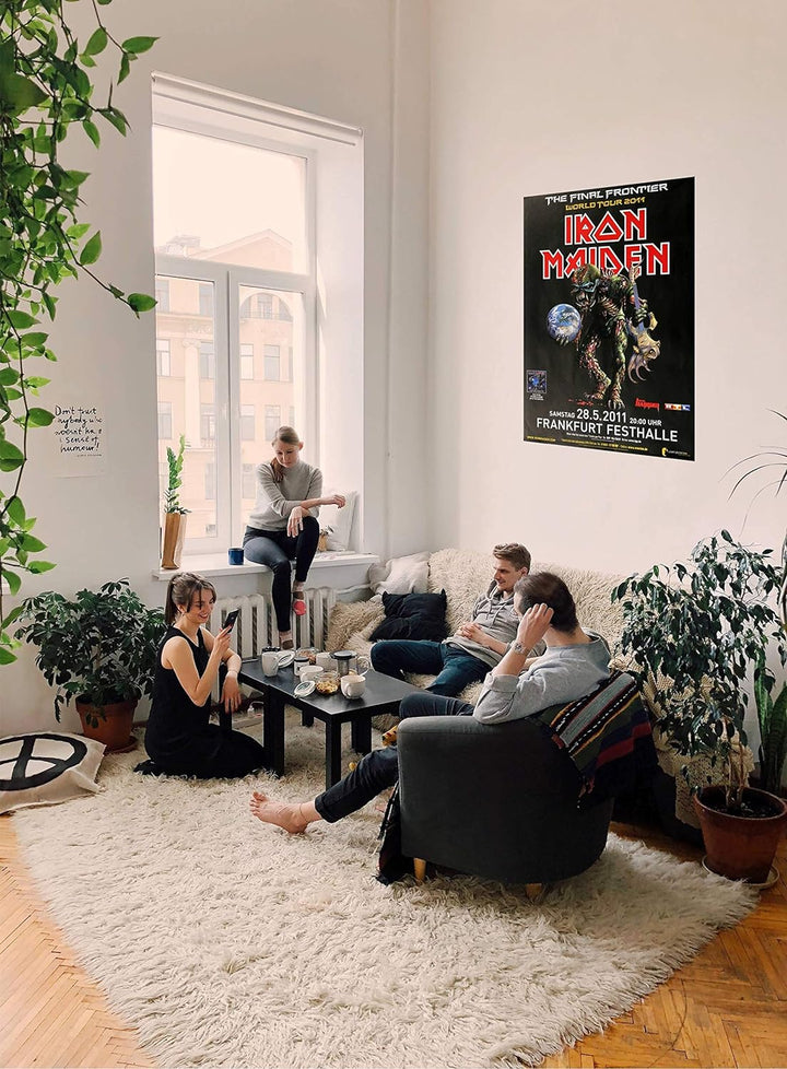 Iron Maiden - The Last Frontier, Frankfurt 2011 » Konzertplakat/Premium Poster | Live Konzert Verans