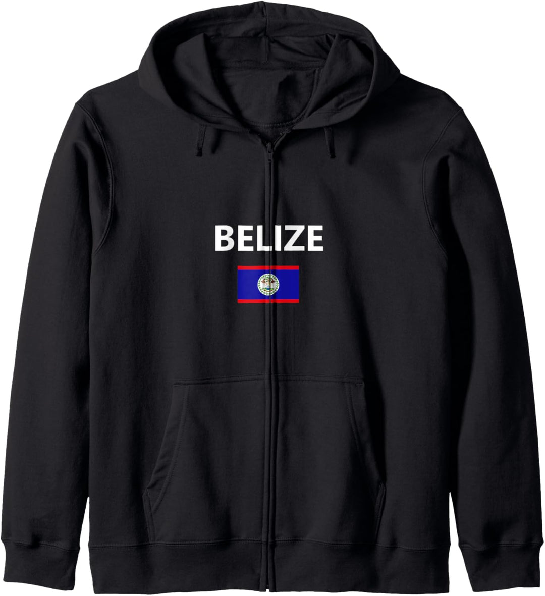 Belize Flagge Land Flag Country Kapuzenjacke