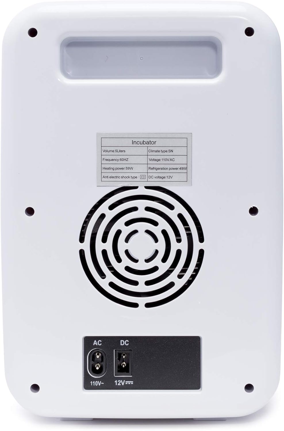 5L Lab Inkubator/Brutschrank - Präzise Temperaturregelung von 0 ° C bis + 55 ° C, 5L Kapazität, 12V
