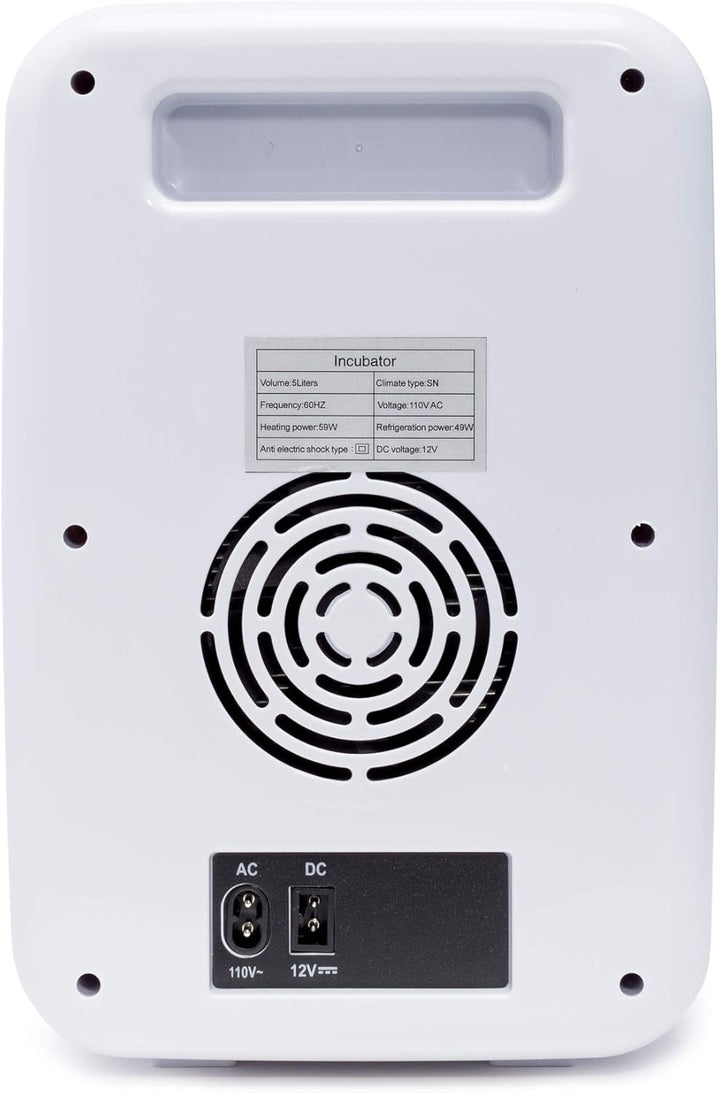 5L Lab Inkubator/Brutschrank - Präzise Temperaturregelung von 0 ° C bis + 55 ° C, 5L Kapazität, 12V