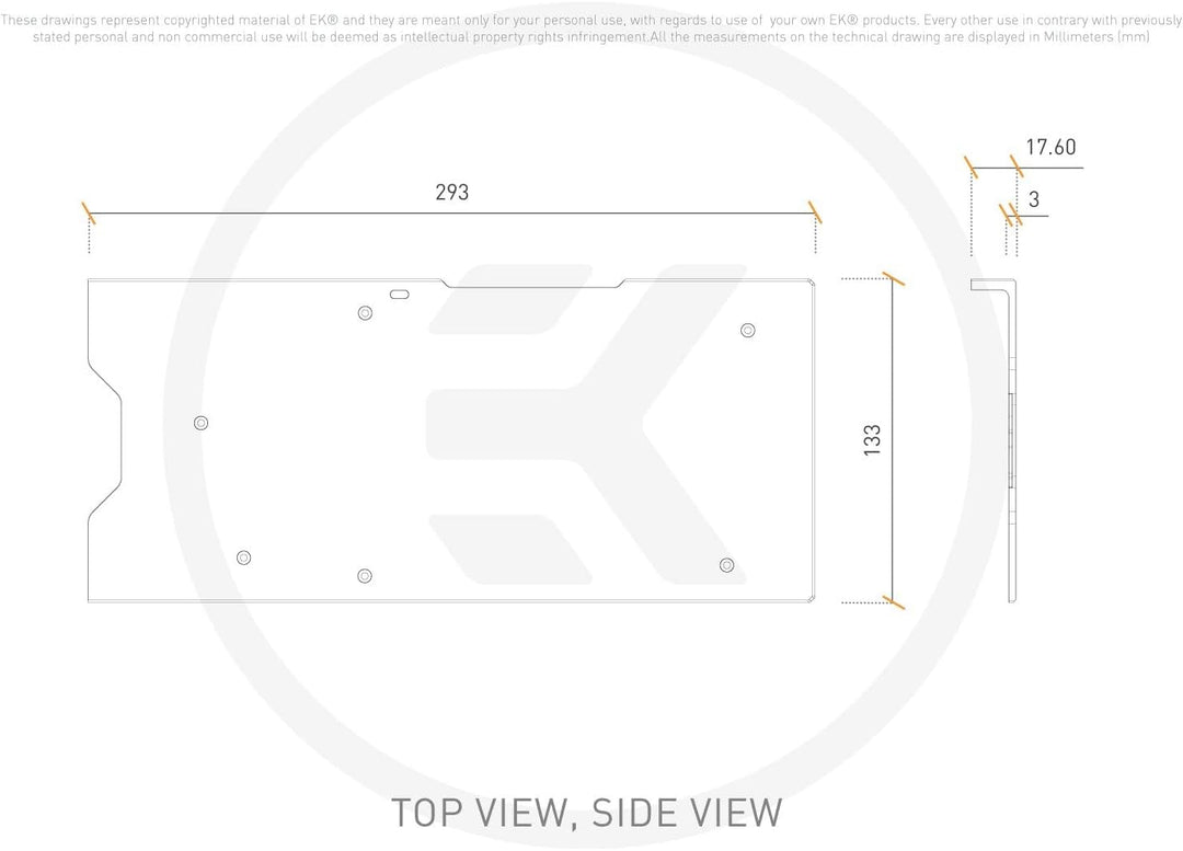 EK Quantum Vector² Xtreme RTX 3080/90 Backplate - Nickel