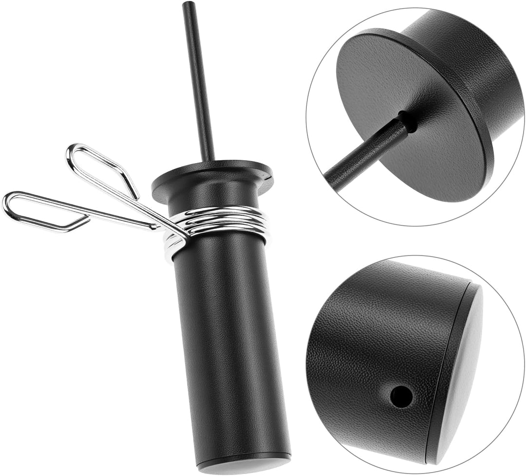 QWORK® Gym Pin für Gewichtsscheiben, 8mmx110mm Gewichtsstapel Stift mit Federklammer, für Fitnessger