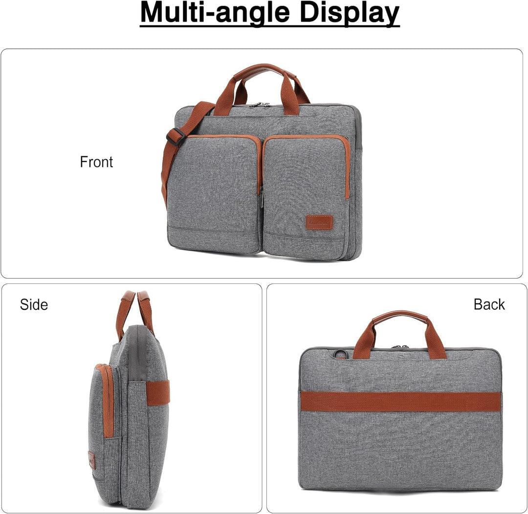 FANDARE Laptoptasche 15,6 Zoll Notebooktasche Laptop Umhängetasche mit Schultergurt Herren Aktentasc
