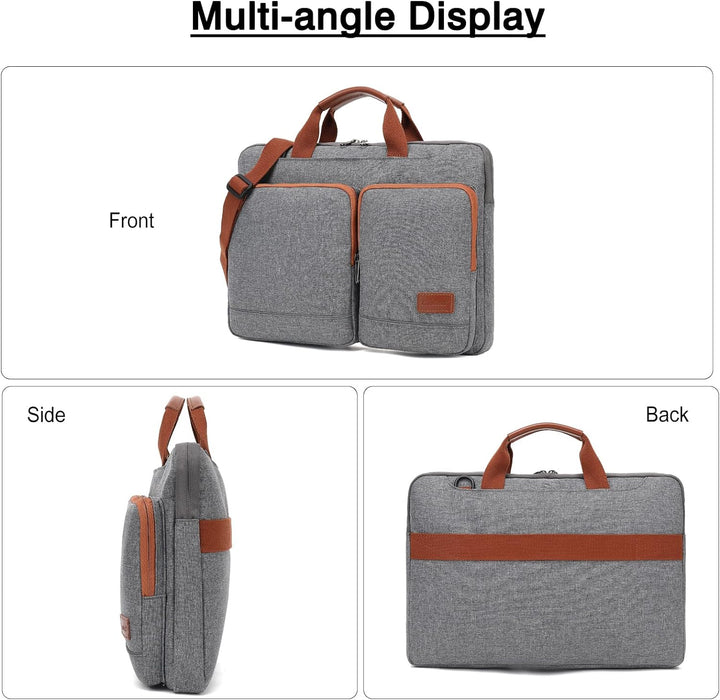 FANDARE Laptoptasche 15,6 Zoll Notebooktasche Laptop Umhängetasche mit Schultergurt Herren Aktentasc