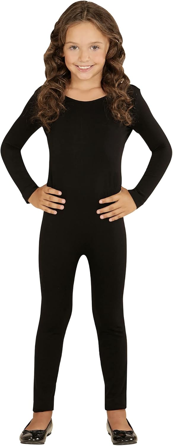 W WIDMANN MILANO Party Fashion - Body für Kinder, lange Ärmel und Beine, Einteiler für Tänzerinnen u