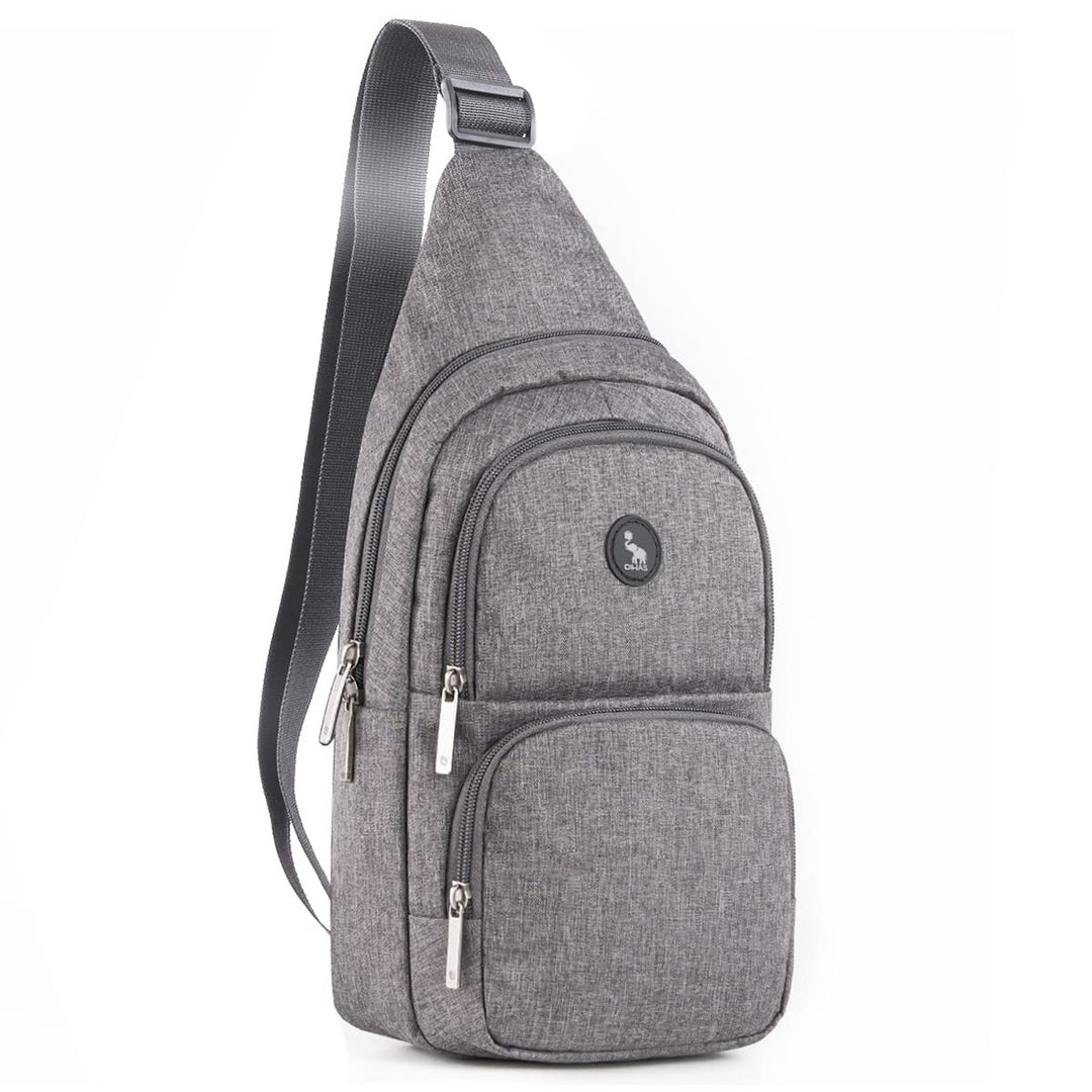 OIWAS Brusttasche Herren Kleine Kuriertasche Leichte Schultertasche zum Freizeit Urlaub Wandern Umhä