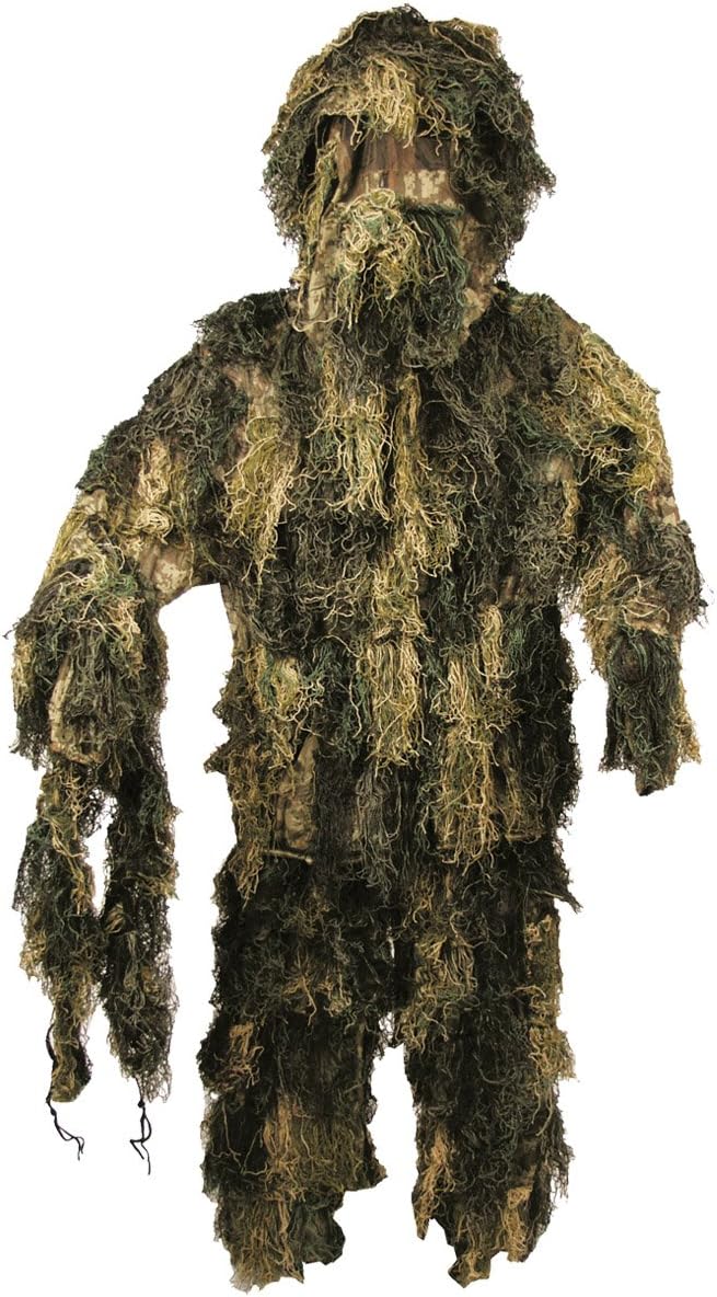 MFH Tarnung Ghillie Suit Schnee XXL Woodland, XXL Woodland