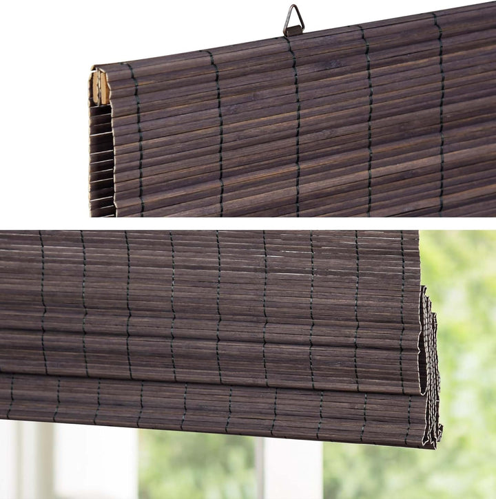 Victoria M. Bambus Raffrollo Sonnenschutz Sichtschutz Rollo Seitenzugrollo, für Fenster und Türen, B