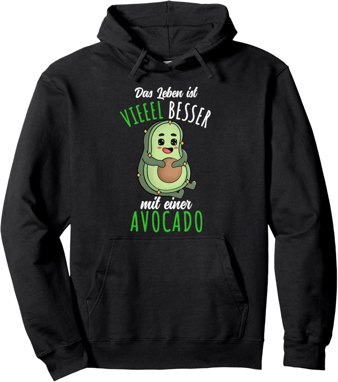 Kawaii Das Leben ist besser mit einer Avocado Pullover Hoodie