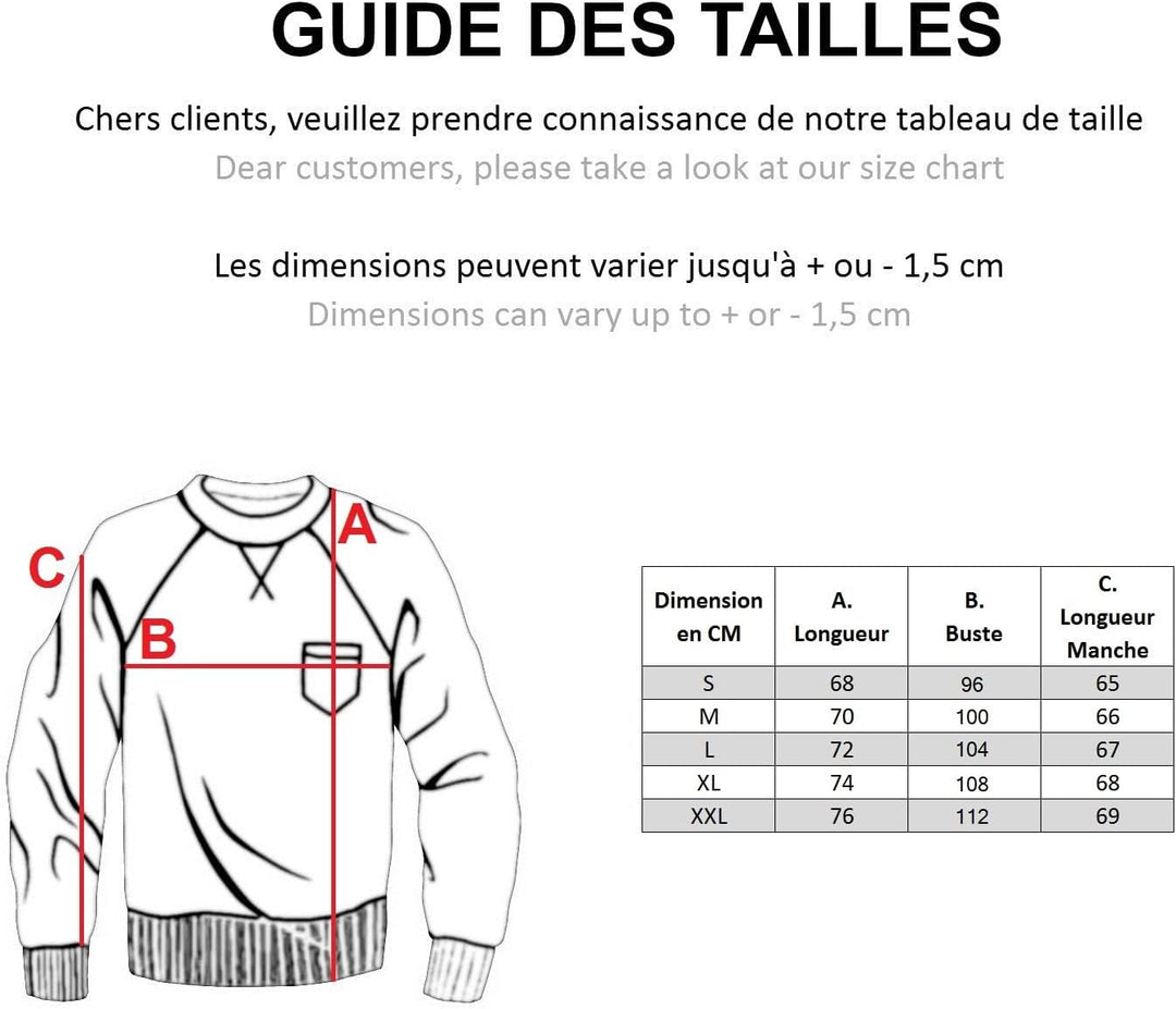 Subliminal Mode Herren Pullover aus grobem Strick mit Schalkragen BX292 M Marine, M Marine