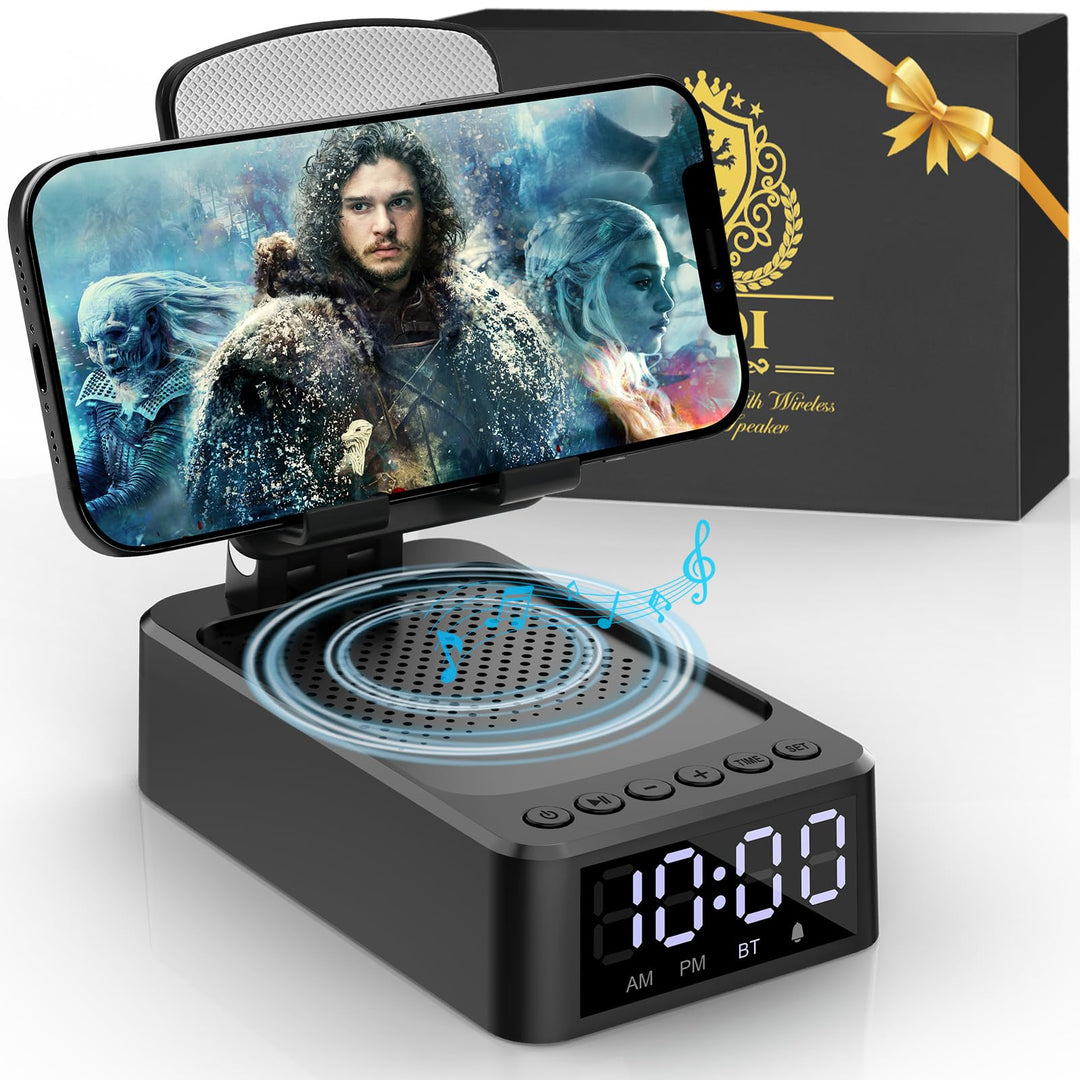 ZOOI Geschenke für Männer Weihnachten Geschenke für Papa, Bluetooth Lautsprecher mit Handyständer, G