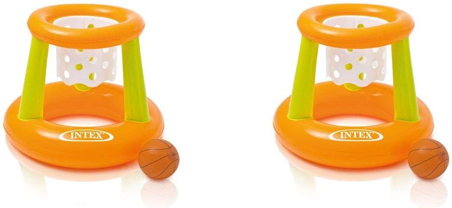 Intex Wasserspiel Floating Hoops, Mehrfarbig, Ø 67 x 55 cm 2 Stück Floating Hoops - Spiel, 2 Stück F
