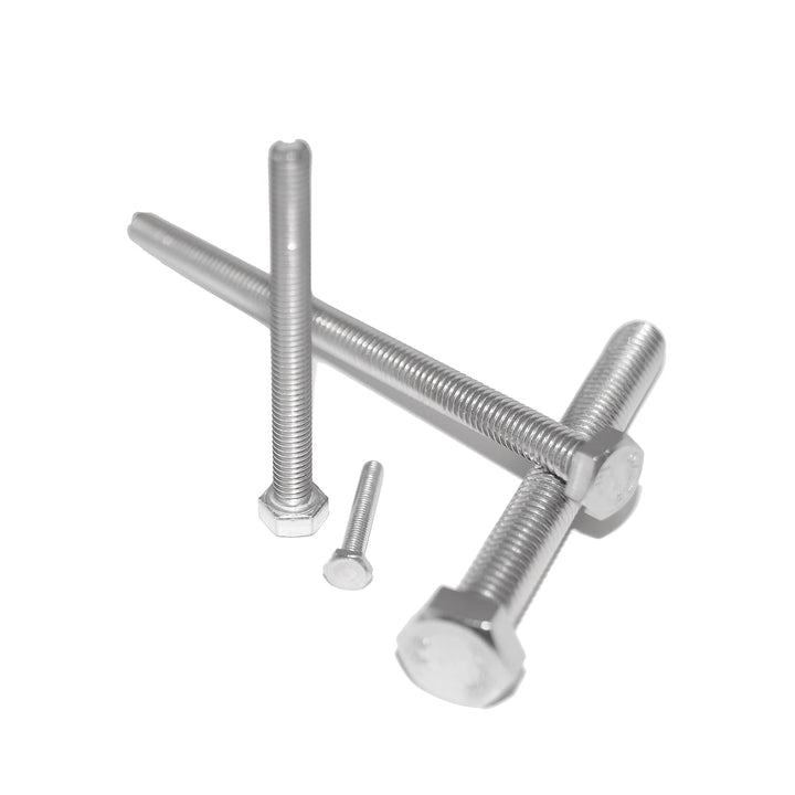 Sechskantschrauben M6X170 6 Stück DIN 933 A2 Edelstahl rostfrei, Maschinenschraube mit Vollgewinde,