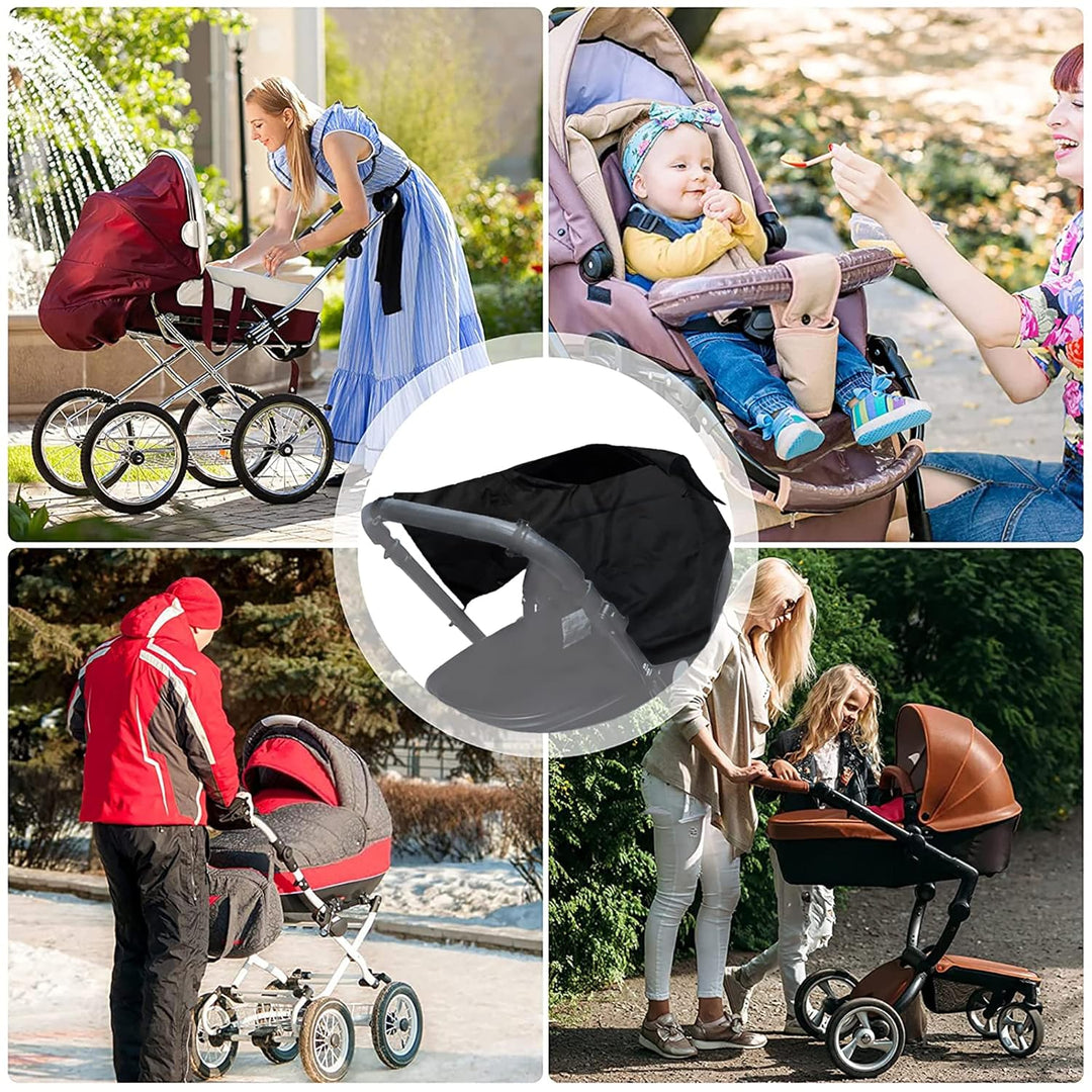 Kinderwagen sonnenschutz,Sonnenschutz für buggy,kinderwagen haken mit UV Schutz 50+ und Wasserdicht,