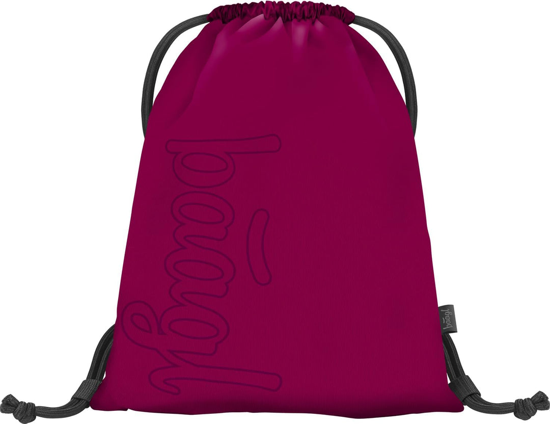 Baagl Schulrucksack Set 3 Teilig Rucksack Laptopfach Daypack 35 l Ruby | Ergonomischer Grosser Ranze
