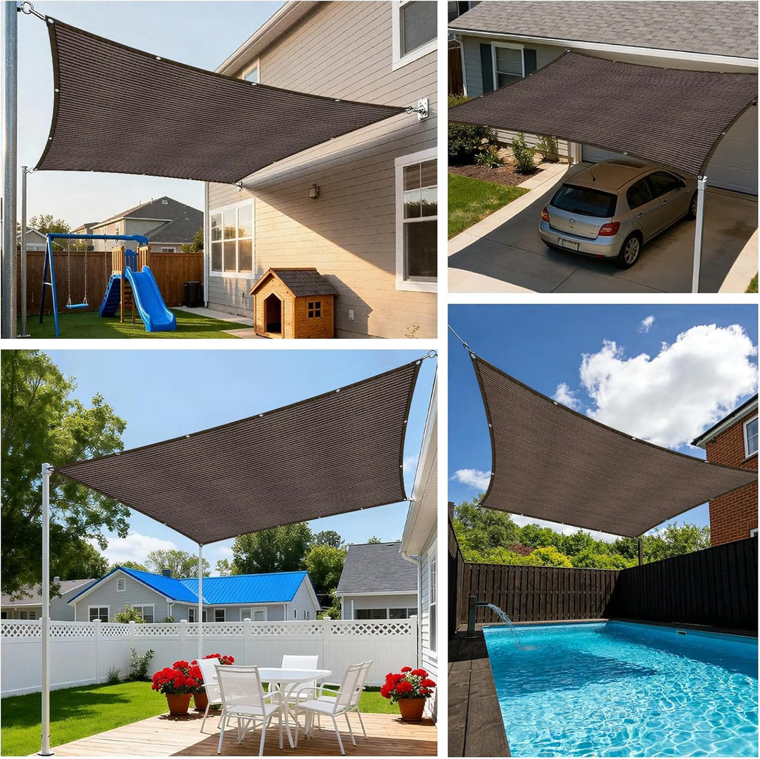 Schattierungsnetz,Schattiernetz mit ösen, 95% Shading Rate UV-Beständiges für Pflanzenschutz Gewächs