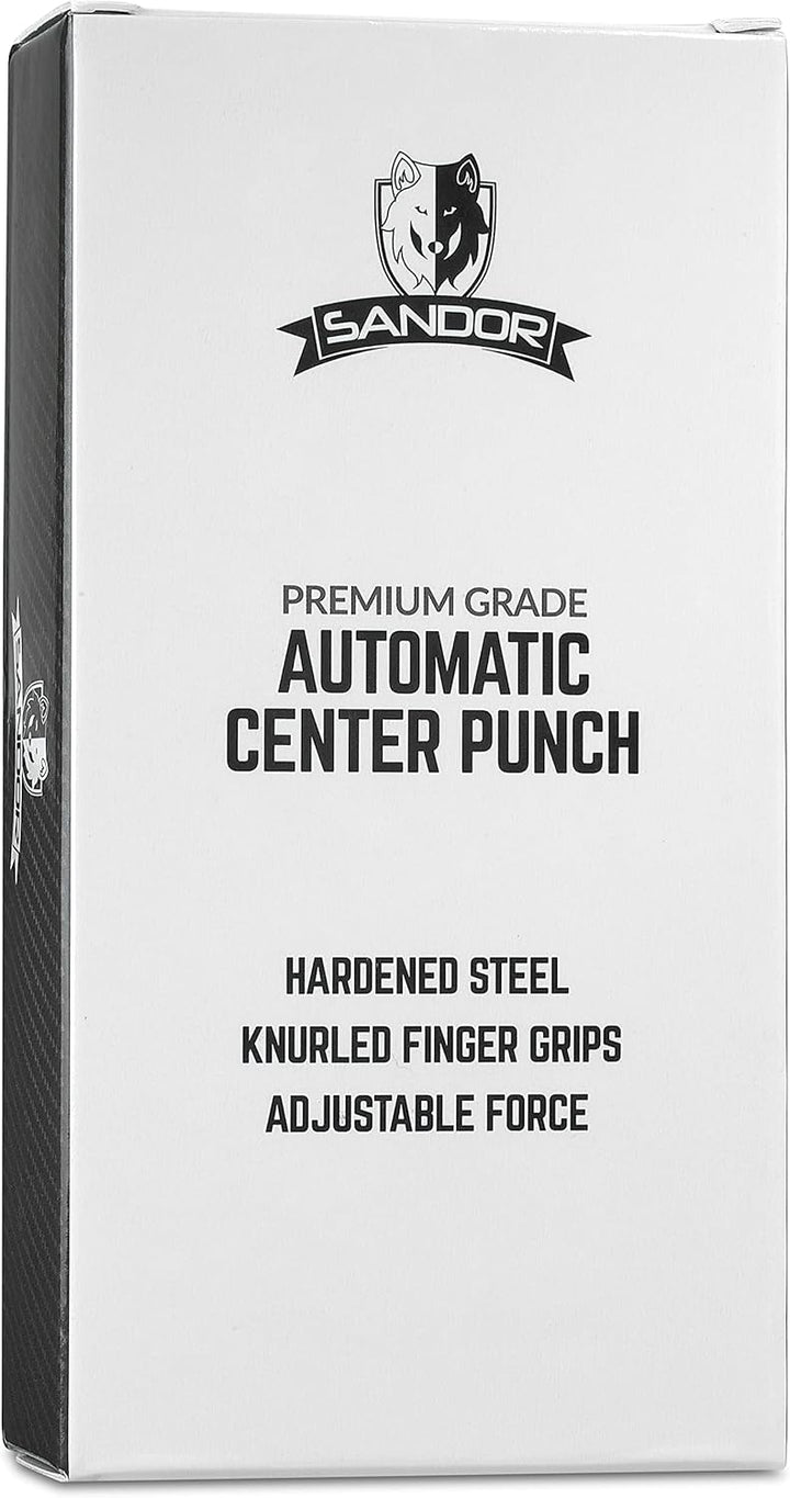 Robuster automatischer Körner mit gehärtetem Stahl – 2 Stück, Premium-Universal-Metall-Handwerkzeug