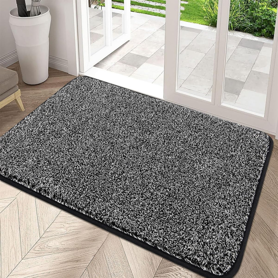 Pauwer Gross 80 x 120 cm Fussmatte Rutschfester Eingangstürmatte Waschbar strapazierfähiger Schmutzf