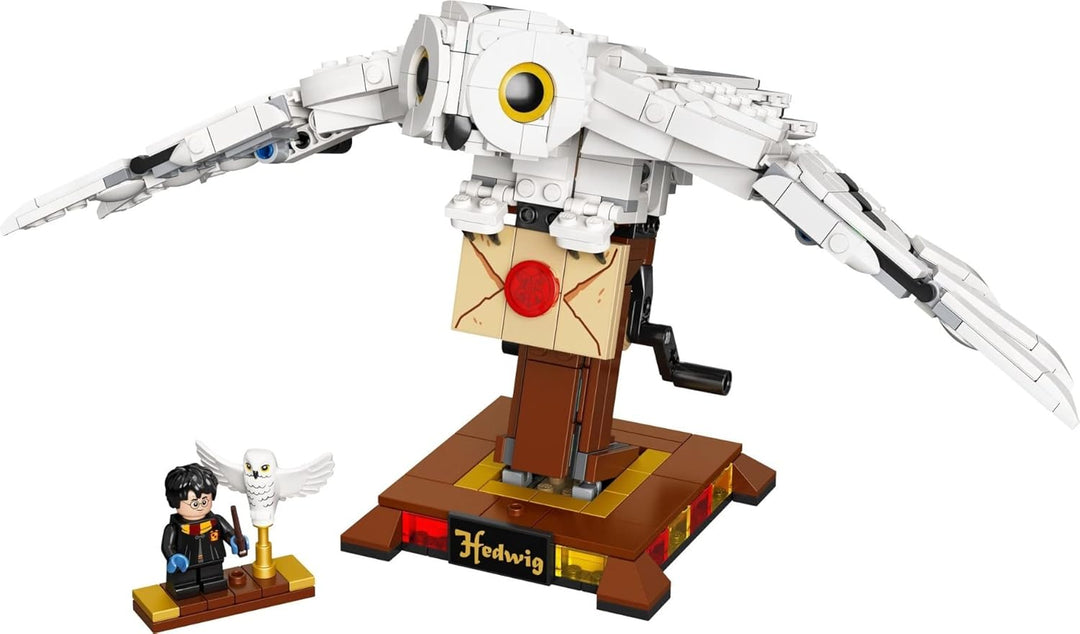 LEGO 75979 Harry Potter Hedwig, Bauspielzeug mit beweglichen Flügeln, Sammlermodell