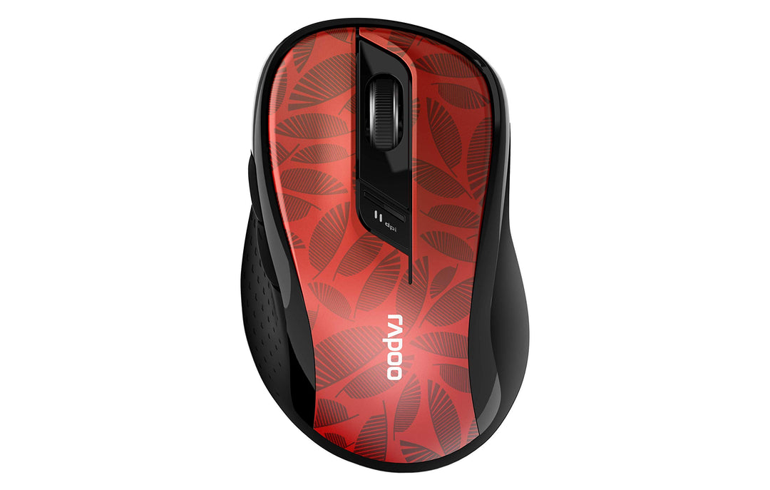 Rapoo M500 Silent kabellose Maus wireless Mouse 1600 DPI Sensor 12 Monate Batterielaufzeit leise Tas