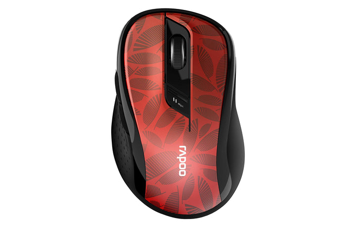 Rapoo M500 Silent kabellose Maus wireless Mouse 1600 DPI Sensor 12 Monate Batterielaufzeit leise Tas