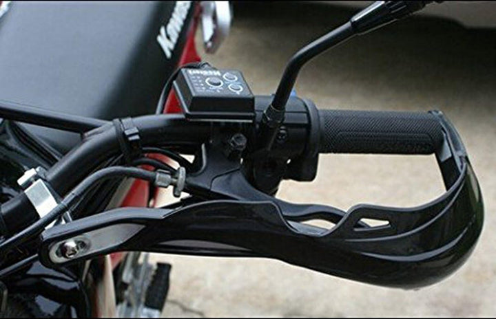 Paar 22mm 7/8" Schwarz Universal Motorrad/ATV Bike Handprotektoren Handschützer Protektor, Schwarz