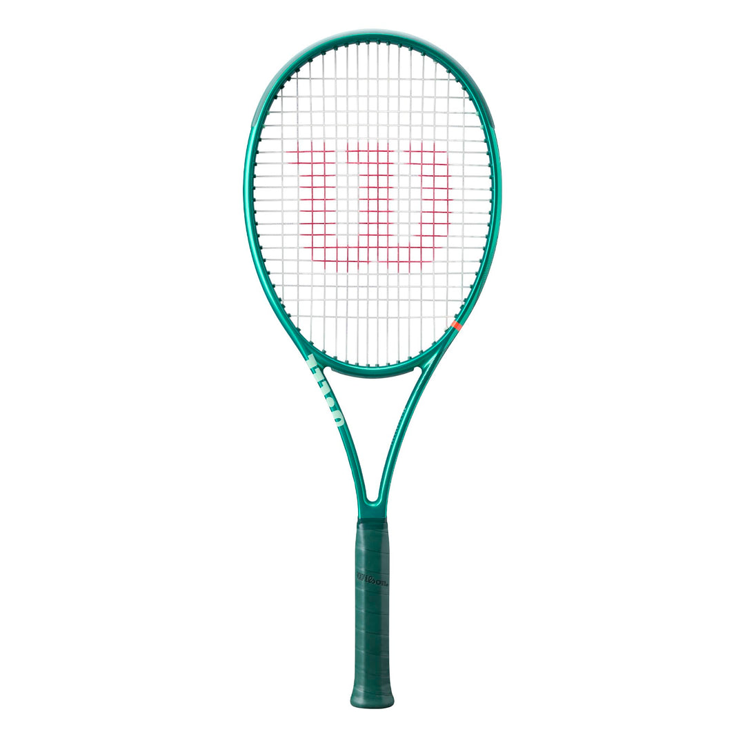 Wilson Tennisschläger Blade 98 V10 für Erwachsene, Griffgrösse 2-4 1/4", Schnürung mit natürlichem G