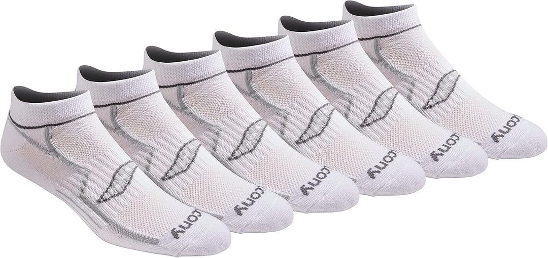 Saucony Herren Socken (6er Pack) M Weiss (6 Paar), M Wei&#xDF; (6 Paar)