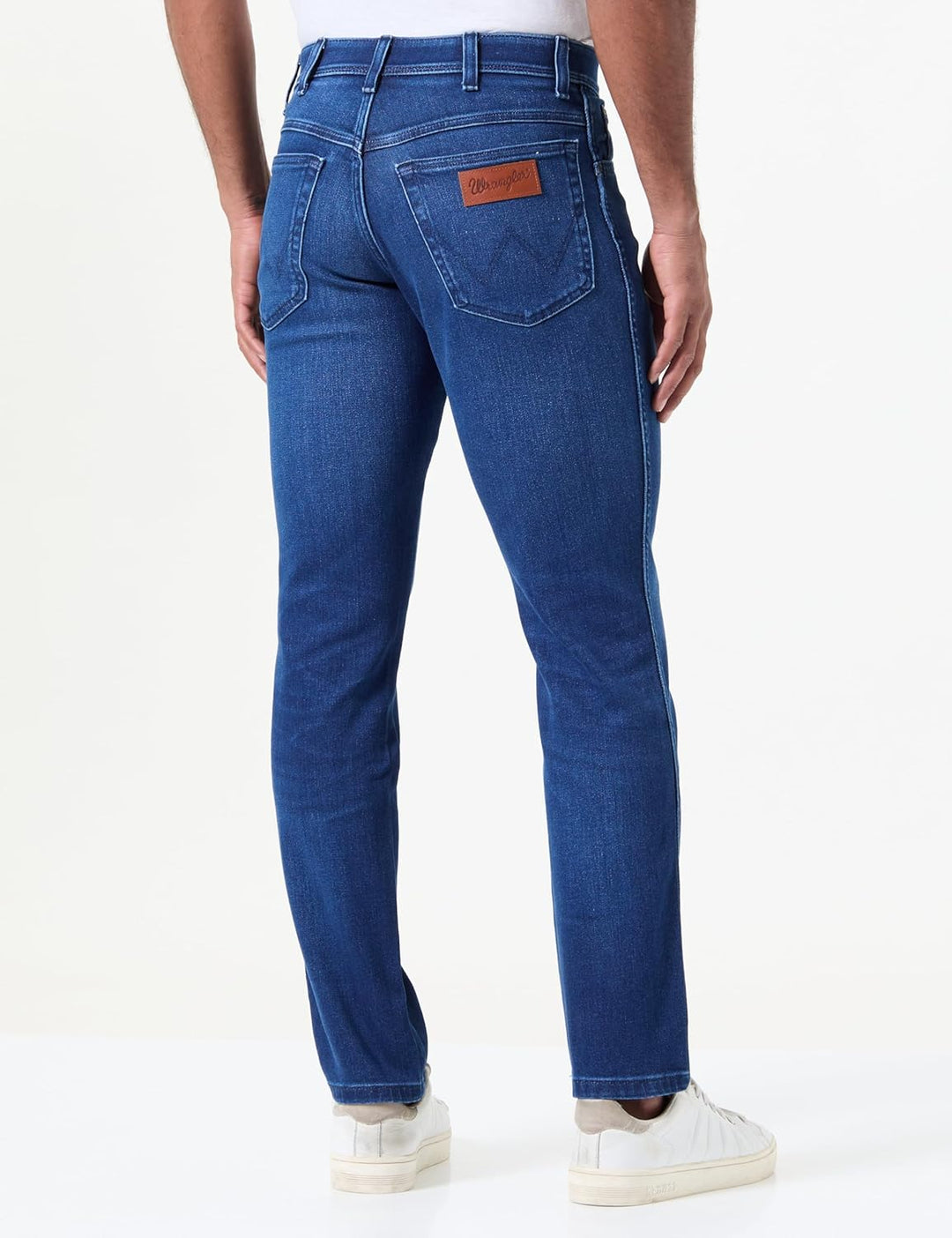 Wrangler Men's Texas Slim Trousers 31W / 32L Blue Jam, 31W / 32L Blue Jam