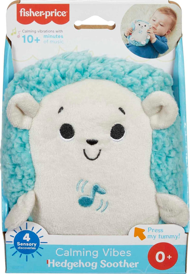 Fisher-Price Babytröster Igelform, Musikspielzeug, mit beruhigenden Vibes, Plüsch, mit Vibrationen,