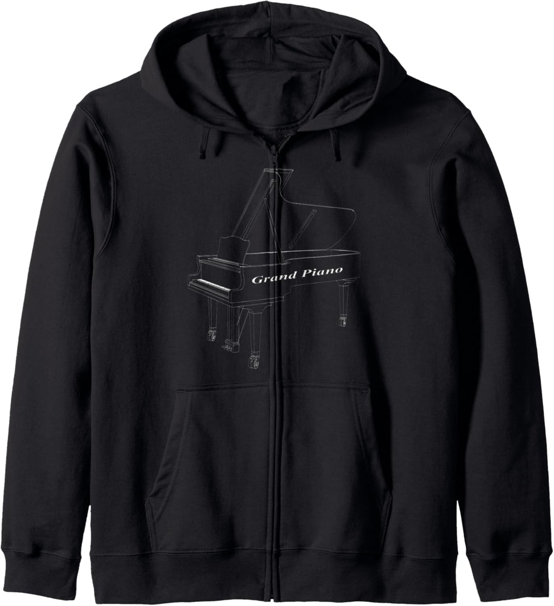 Piano Klavier Pianist Geschenk Kapuzenjacke