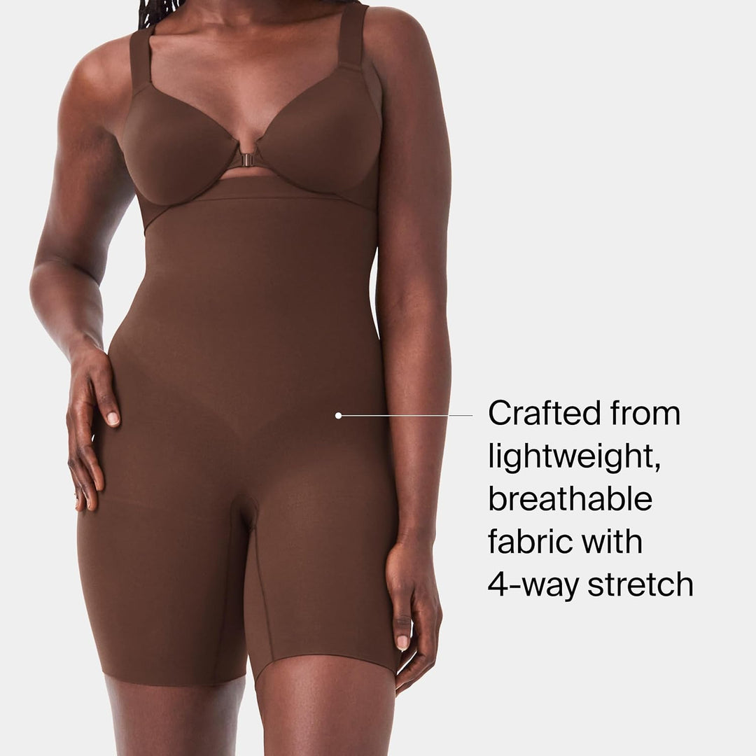 Spanx Damen Higher Power Short Waist Shapewear M Chestnut Brown, M Chestnut Brown