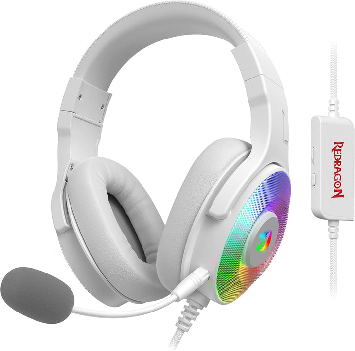Redragon H350 RGB kabelgebundenes Gaming-Kopfhörer, dynamische RGB-Hintergrundbeleuchtung - Stereo-S