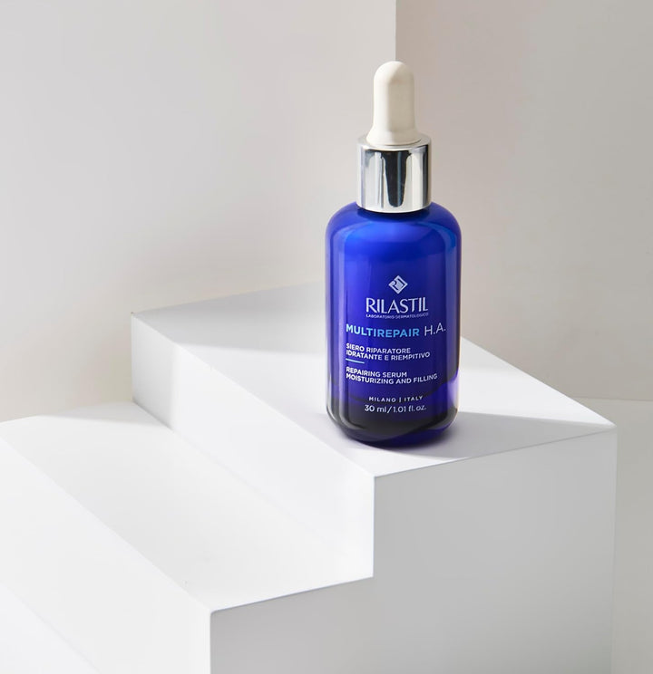 Rilastil Multirepair H.A. Detox-Serum, Antioxidant und Reparatur, feuchtigkeitsspendend und füllend